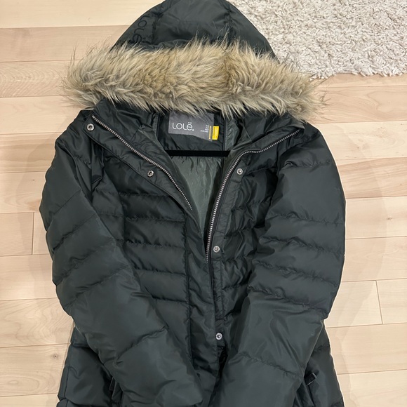 Lole Green Charcoal Quilted Jacket - Picture 4 of 6